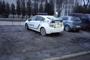 полиция-газон