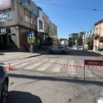 На Шептицького перекрили рух транспорту
