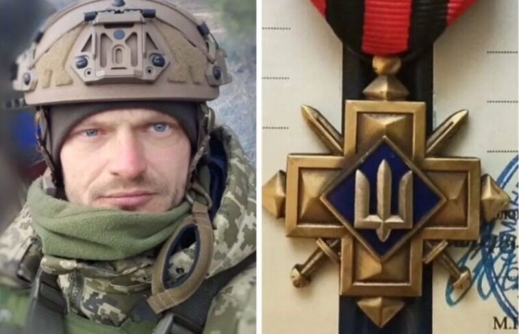 Захисника з Тернопільщини нагородили Золотим хрестом від Головнокомандувача