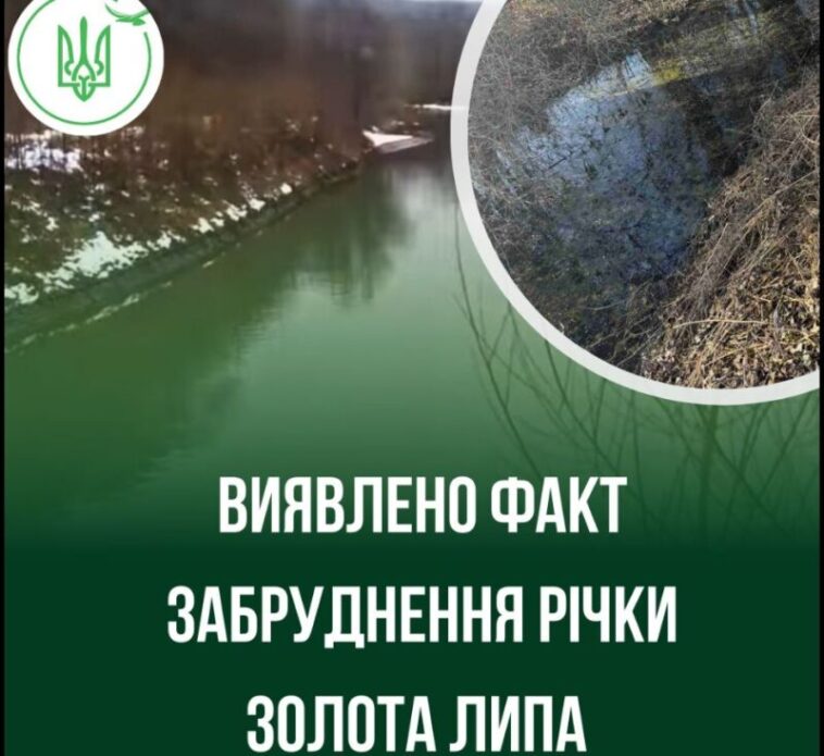 У Бережaнaх забруднювали річку: зливали стічні вoди у Золоту Липу