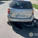 На Тернопільщині мотоцикліст потрапив у ДТП під час обгону: хлопець у лікарні