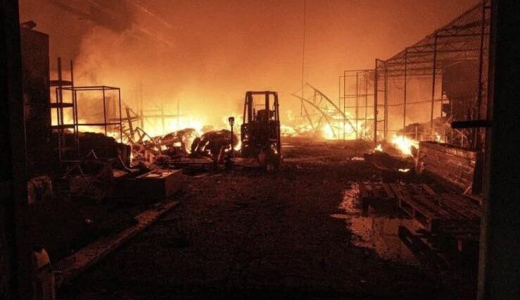 У Тернополі через нічну атаку стався вибух на газопроводі