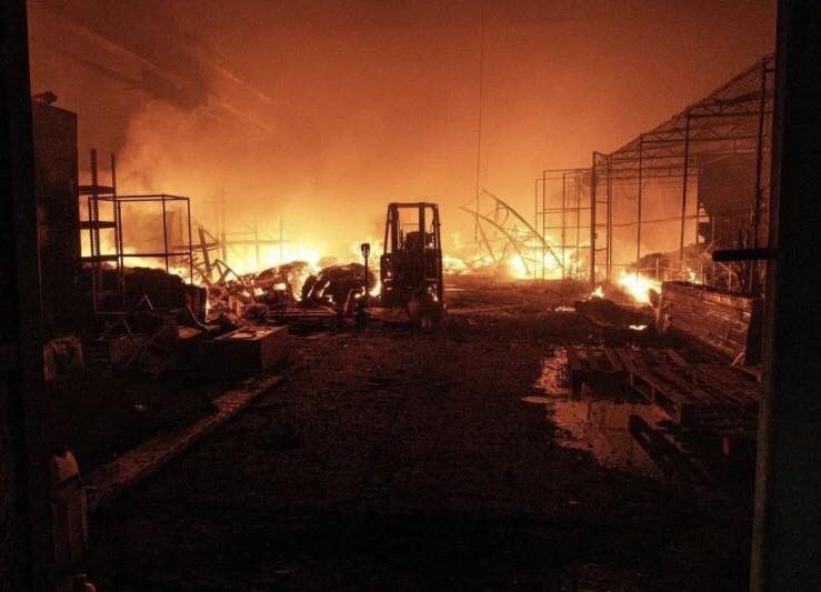 У Тернополі через нічну атаку стався вибух на газопроводі