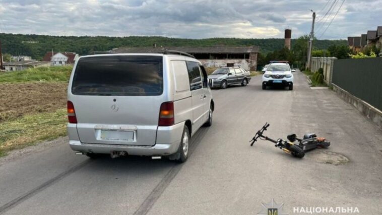 ДТП у Заліщиках: водій на "Мерседесі" збив 11-річного хлопчика на самокаті