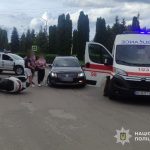 У Шумську Volkswagen зіткнувся зі скутером