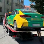 У Тернополі евакуювали таксі, яке було припарковане з порушенням ПДР