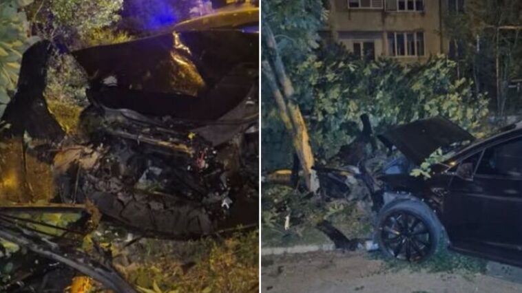 У Тернополі п’яний водій “Тесли” вчинив ДТП і сховався від патрульних