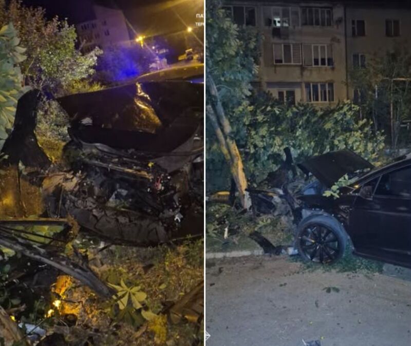 У Тернополі п’яний водій “Тесли” вчинив ДТП і сховався від патрульних