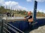 У Чернихівцях ремонтують міст через річку Гнізна