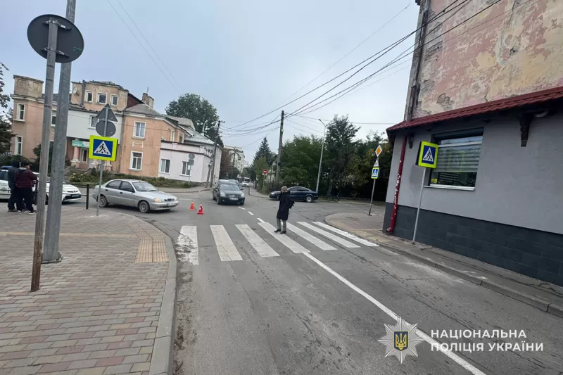 У Тернополі водій на "Део" збив жінку