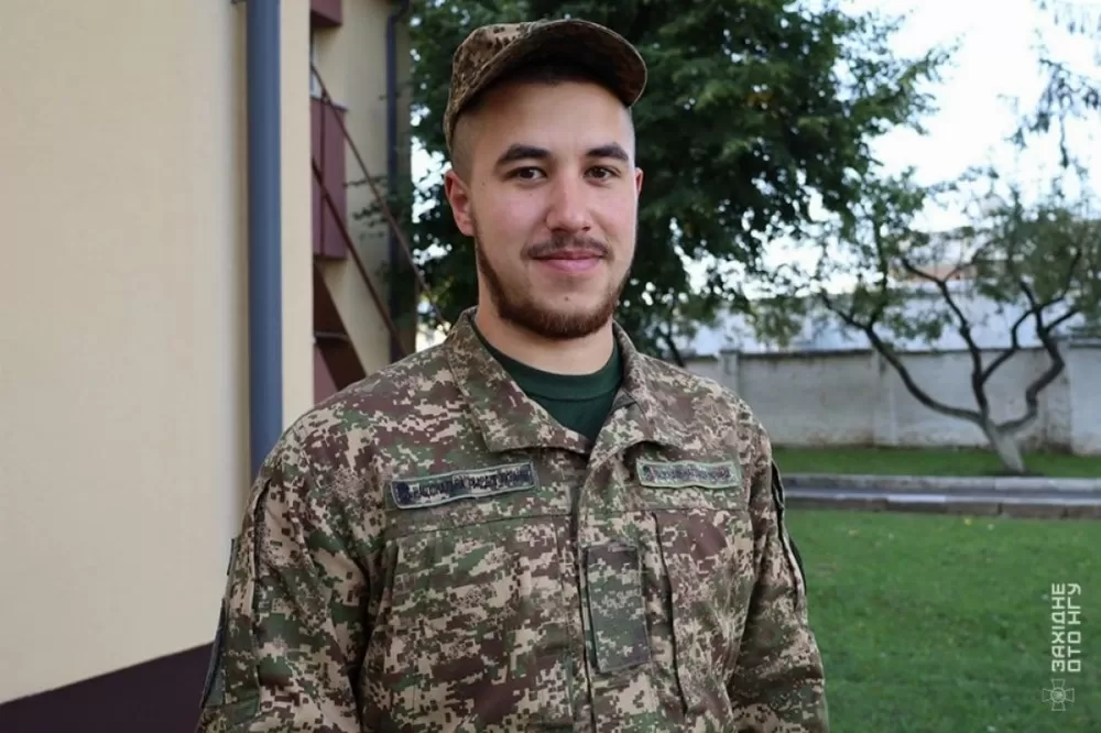 Молодий воїн з Тернопільщини нагороджений відзнакою Президента України "За оборону України"