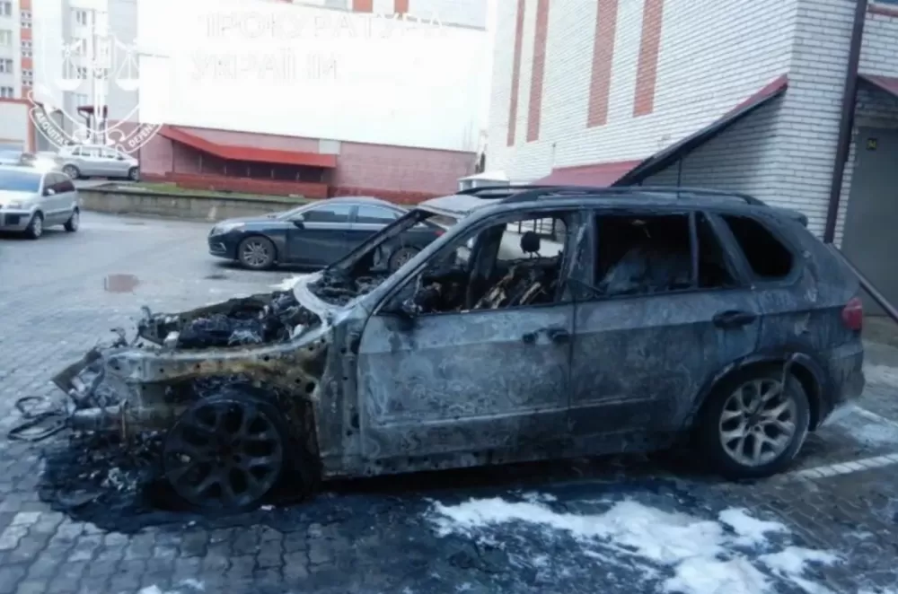 У Тернополі судитимуть виконавця серії підпалів автомобілів місцевих бізнесменів