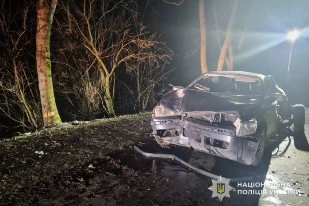 На Тернопільщині Skoda злетіла з дороги: травми отримали чотири людини