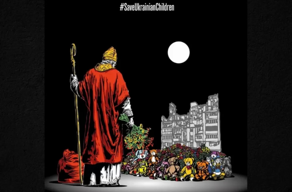 Миколай прийшов, а дітей нема: художник відтворив місце трагедії в Тернополі