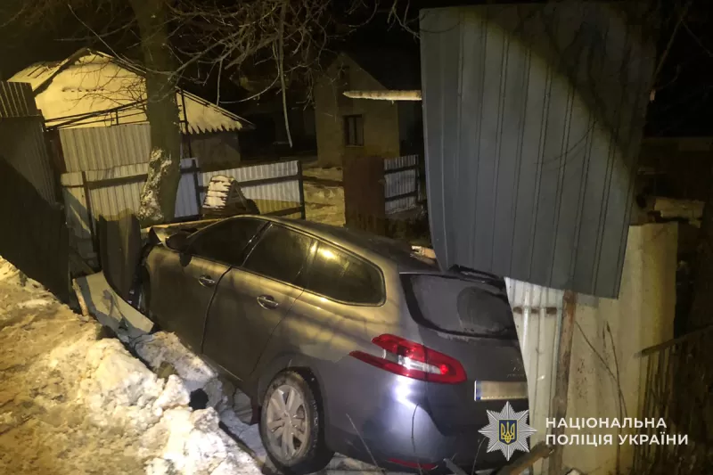 На Тернопільщині у ДТП потрапила матір з двома дітьми