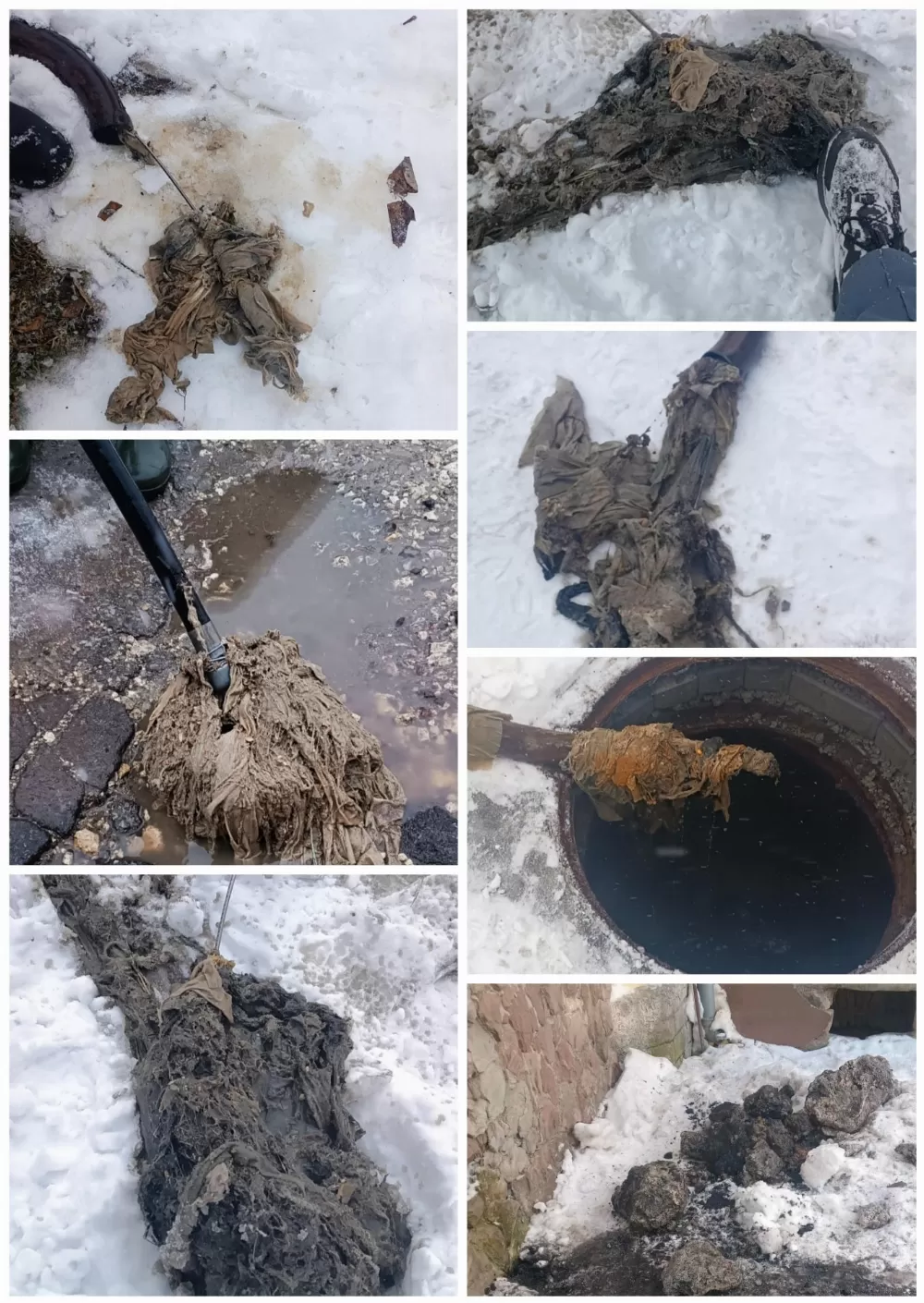 Каналізація забита серветками й підгузками: у Тернополі знову аварії через сміття