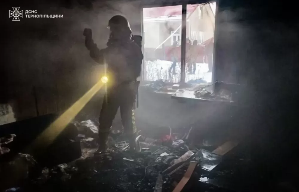На Борщівщині після пожежі знайшли тіло людини