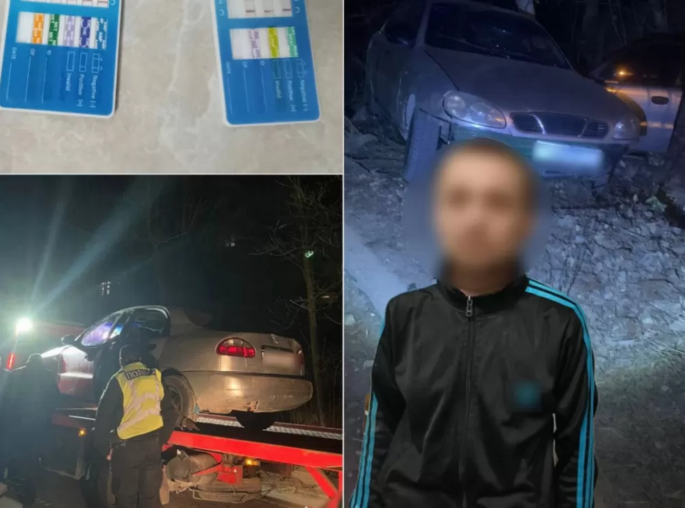 У Тернополі водій «під наркотиками» втікав від патрульних