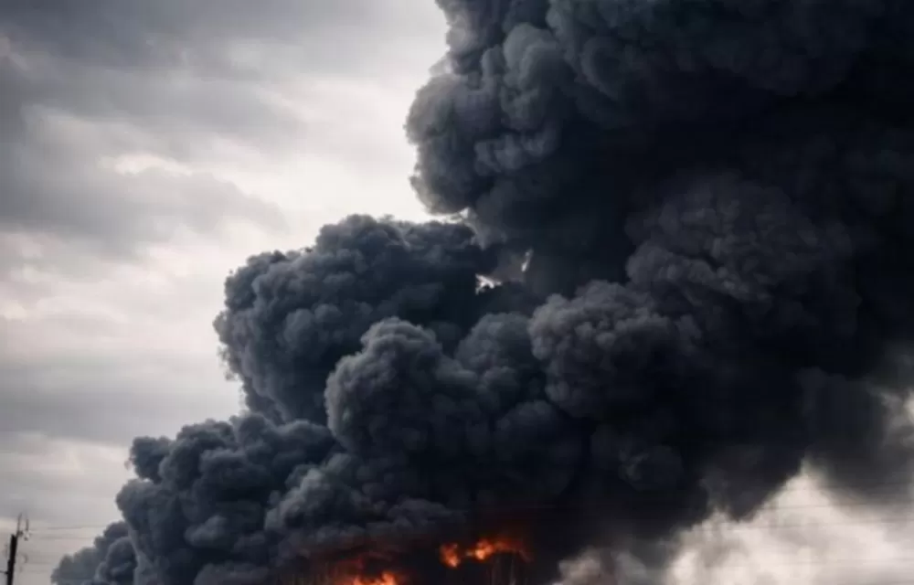 Ворожий БпЛА влучив по підприємству на Чортківщині: пожежа