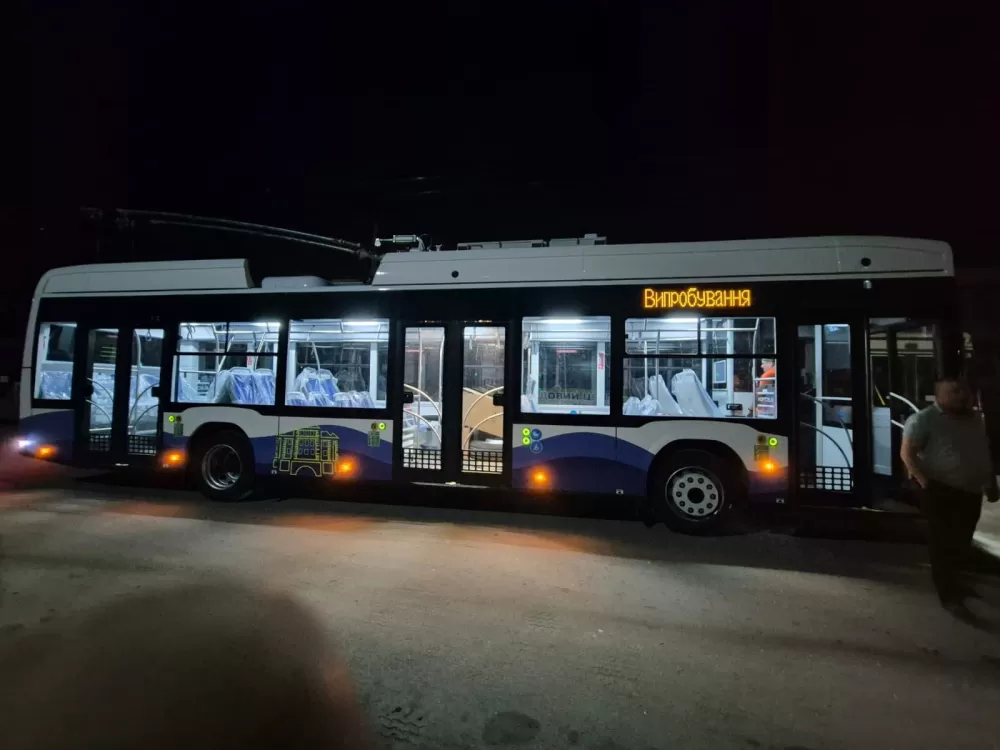 Тернопіль отримав перші тролейбуси «Електрон»