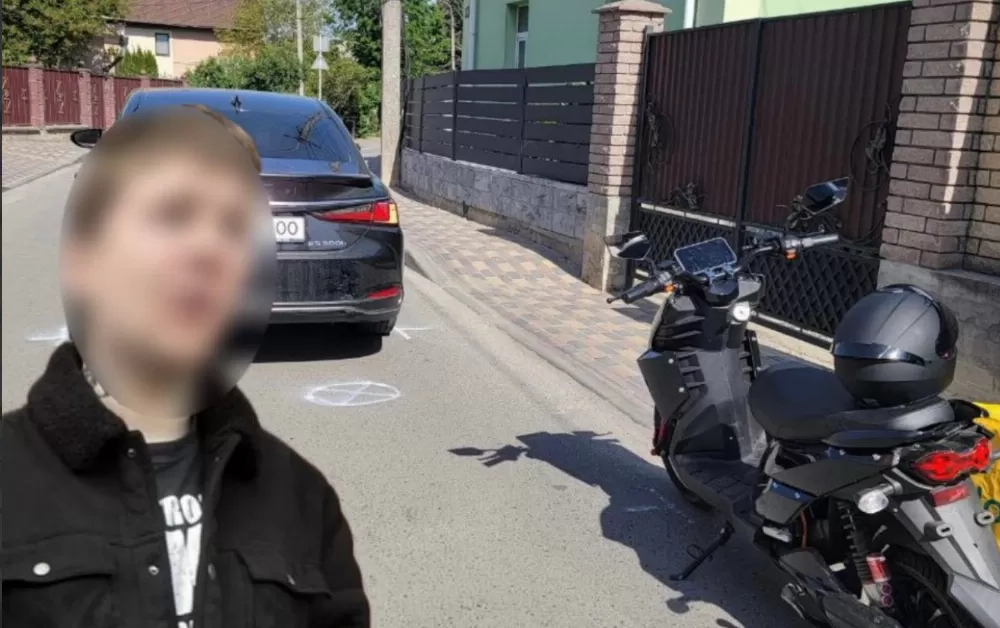 Аварія у Тернополі: п'яний водій двоколісника зіткнувся з авто "Лексус"