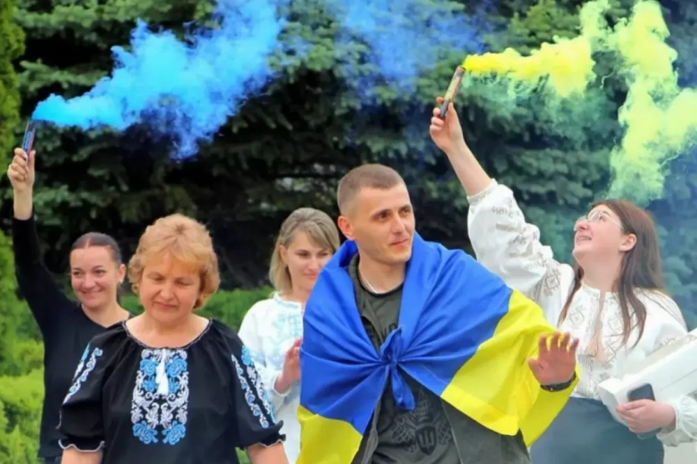 У Шумську зустріли звільненого з полону Андрія Кузьмича
