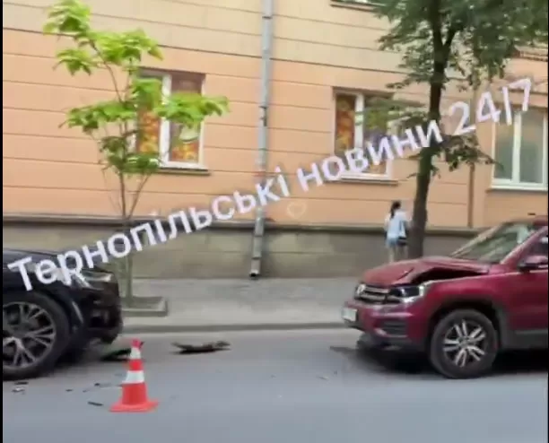 Аварія у центрі Тернополя