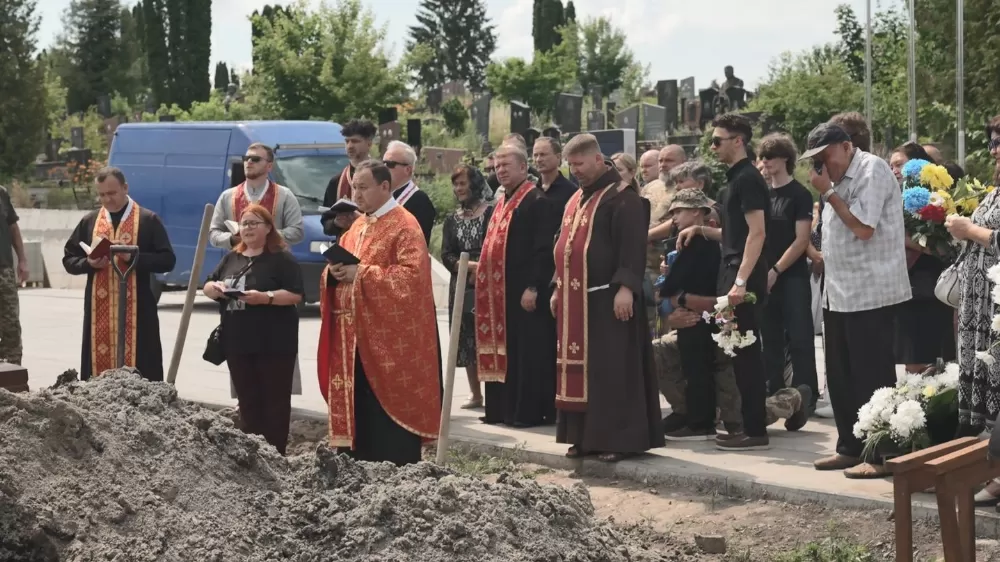 Попрощалися із захисником Юрієм Грабасом