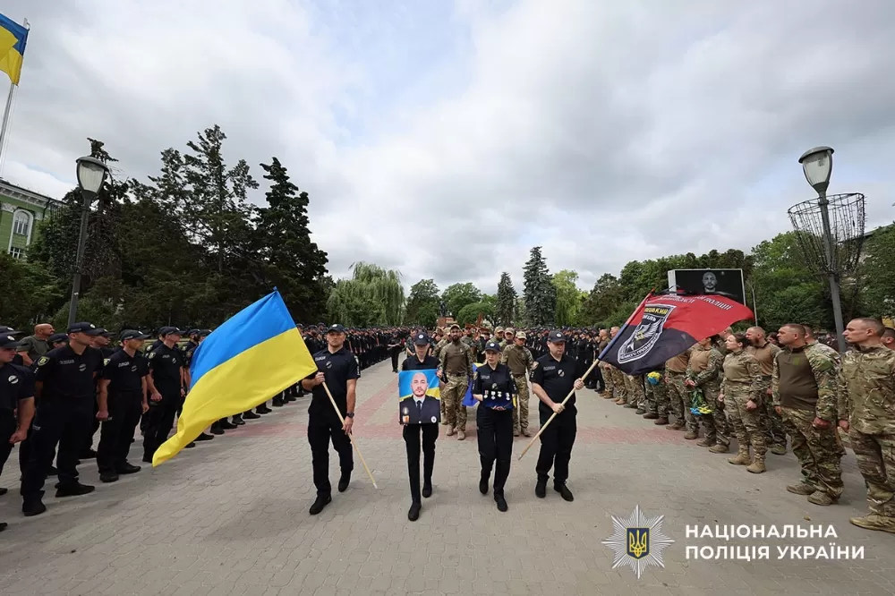 У Тернополі попрощалася із захисником-поліцейським Іваном Нагайовським