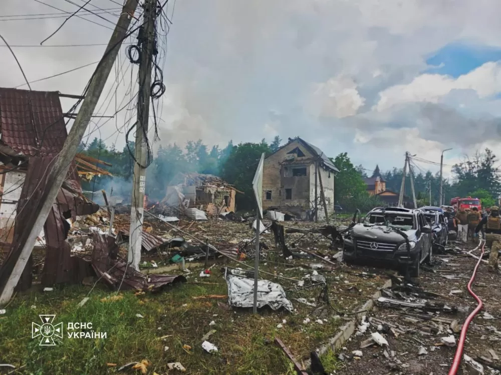 Ракетна атака по Київщині 24 липня