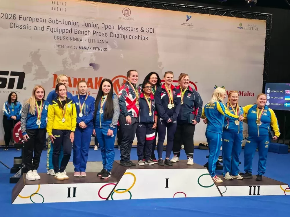 Чемпіонат Європи з жиму лежачи у Лтві