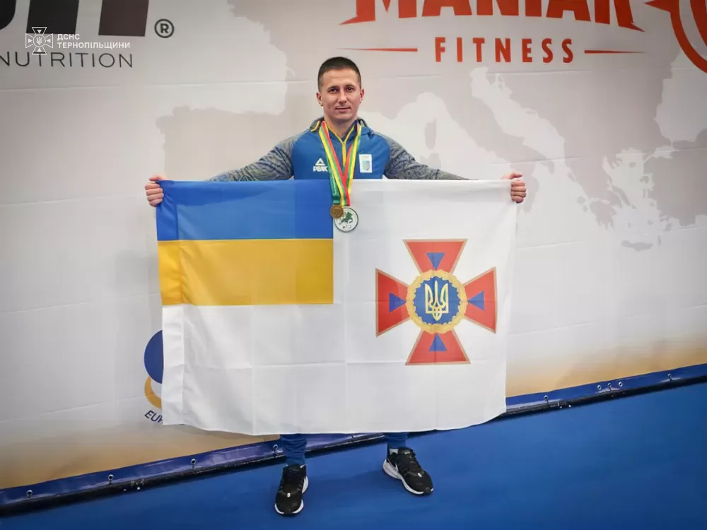 Михайло Шаблій із Тернопільщини втретє став віцечемпіоном Європи з пауерліфтингу