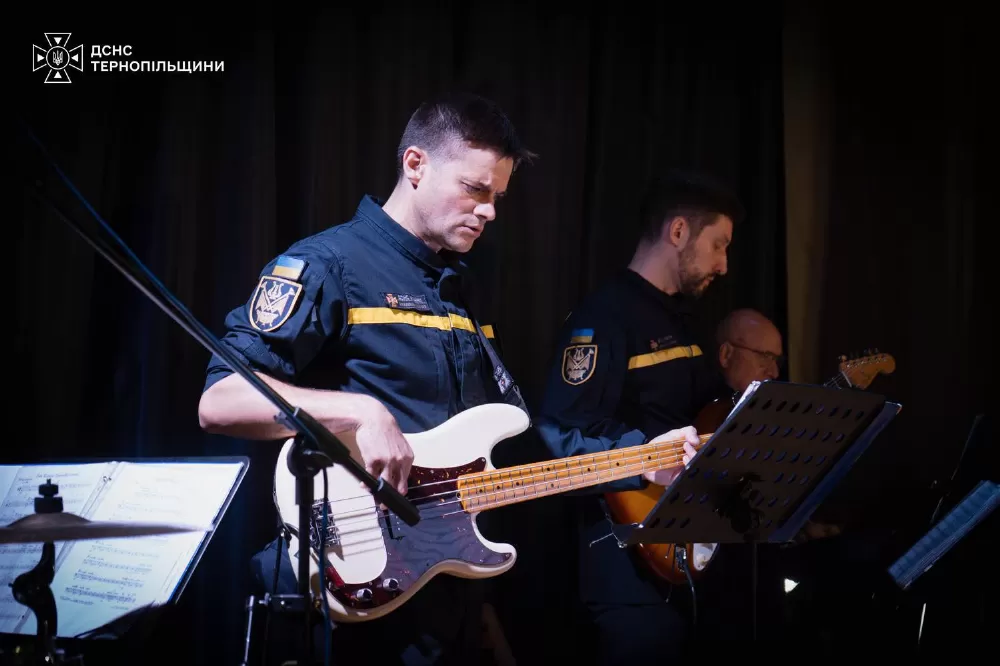 Виступ оркестру ДСНС на Тернопільщині