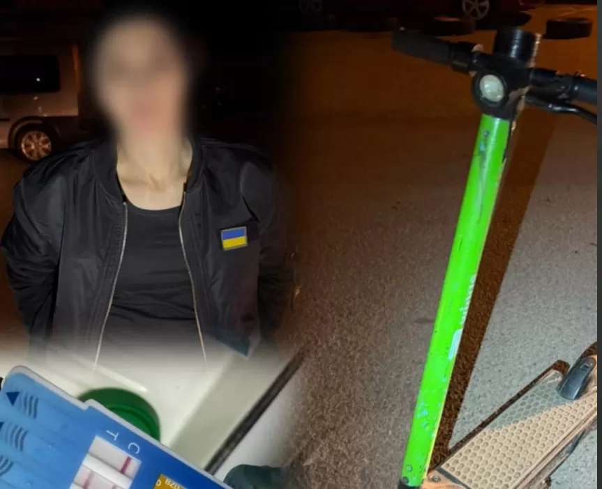 У Тернополі втретє за рік зупинили водійку на самокаті у стані наркотичного сп’яніння