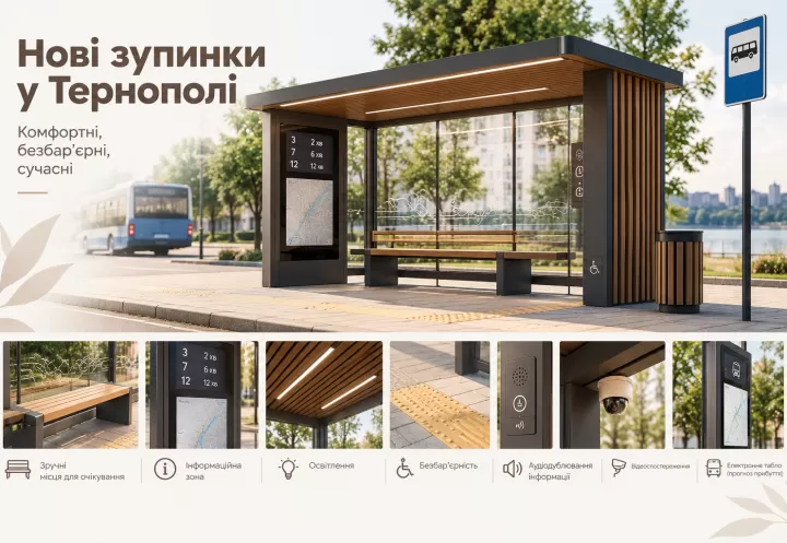 У Тернополі шукають нову концепцію зупинок