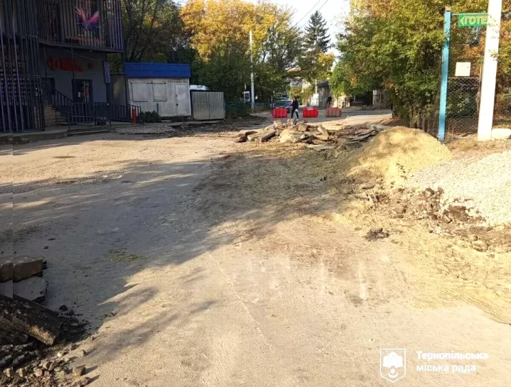 Поточний ремонт проїжджої частини та тротуару на вул. Медовій