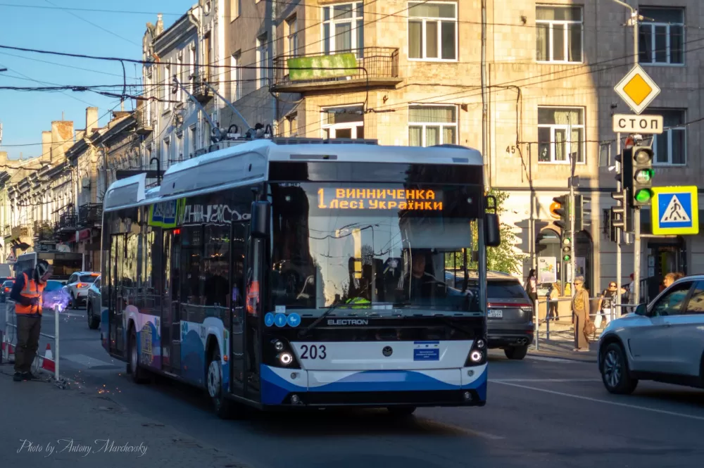Нові тролейбуси в Тернополі