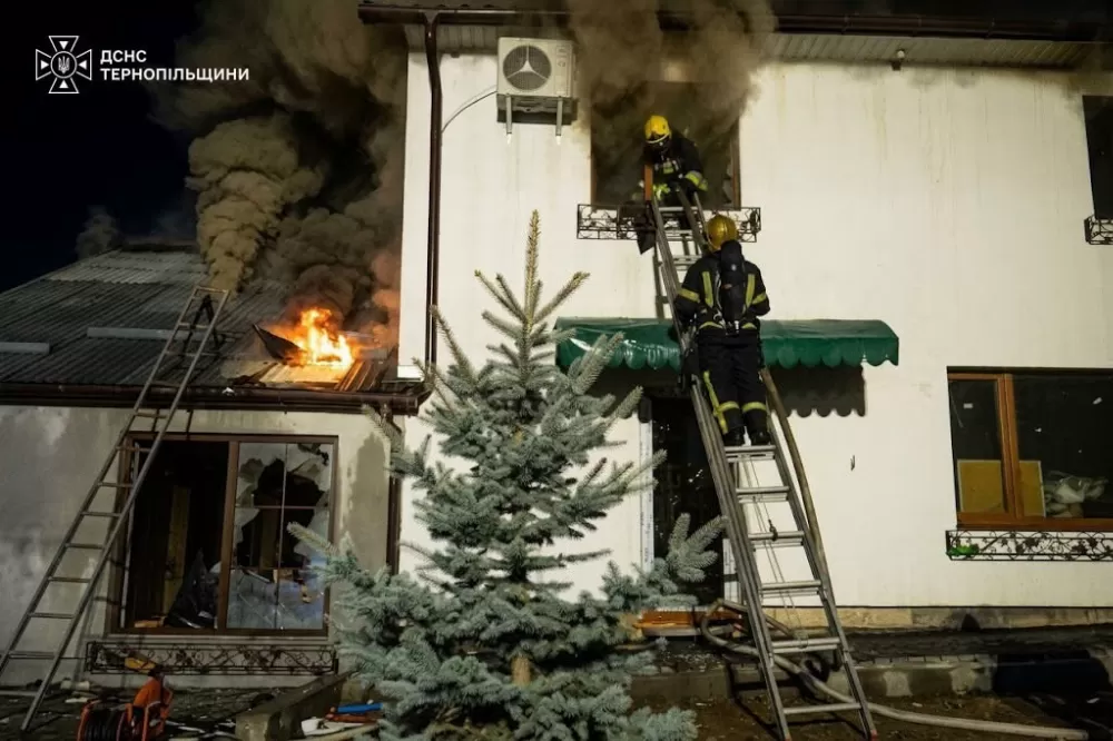 Горіла сауна неподалік Тернополя